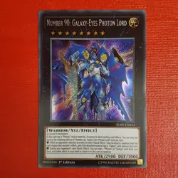 Yugioh Number 90: Galaxy-Eyes Photon Lord BLRR-EN033 1st Edition - Image 1