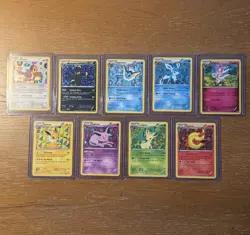 Nintendo Pokemon TCG Eeveelutions Holo Promo Lot 9 Cards BW/XY 2013 - Image 1