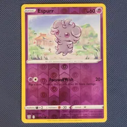 Espurr 60/163 - Battle Styles - Common Reverse Holo Pokemon Card - NM - Image 1