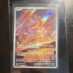 Pokemon Mesprit 204/191 SV8 Surging Sparks Illustration Rare Holo Basic Card - Image 1