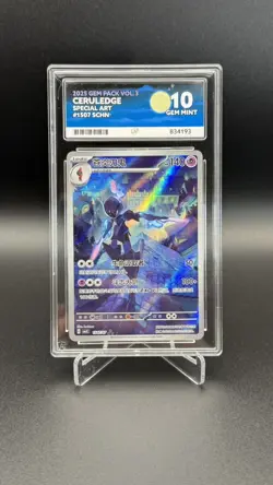 Ceruledge 1507/07 Special Art Chinese Exclusive ACE 10 Gem Mint Pokemon Card - Image 1