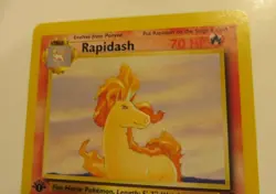 1st Edition Jungle Set Rapidash Pokemon Card 44/64 Uncom Ex/Nm Never Played WOTC - Image 2