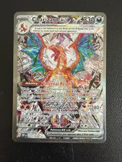 Charizard EX Holo Pokemon Trading Card Game TCG 330 HP 223/197 - Image 1