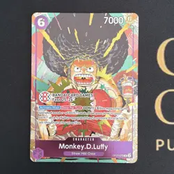 Afro Monkey D Luffy OP07-073 BANDAI Card Games Fest 25-26 Promo One Piece TCG - Image 1