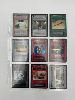 Decipher Star Wars CCG Lot of 177 Black Border Cards - Image 5