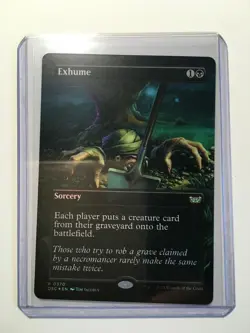 MtG Exhume (Borderless) - Duskmourn (Foil 370) - Image 3
