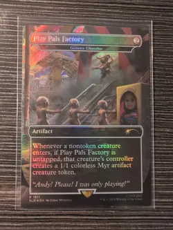 Play Pals Factory Genesis Chamber Secret Lair Drop Foil MTG - Image 1