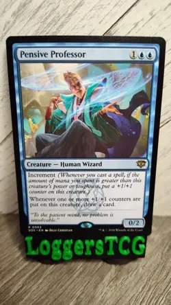 MTG Pensive Professor / SOS 0063 R NM - Image 1