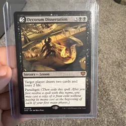 Decorum Dissertation - Secrets of Strixhaven Mystic Rare - Image 1