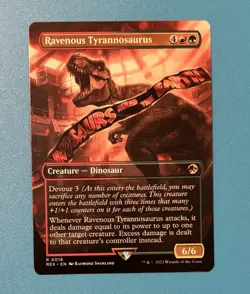 Ravenous Tyrannosaurus (Borderless)-Universes Beyond: Jurassic World Collection - Image 1