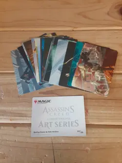MTG Art Series Assassin's Creed Complete Set (20) - Non Signature - NM - Image 1