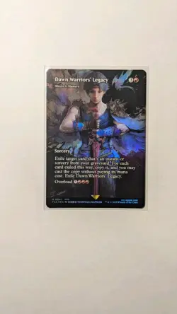 x1 Dawn Warriors' Legacy - Mizzix's Mastery - Showcase R MTG Final Fantasy: Thro - Image 1
