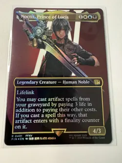 Noctis, Prince of Lucis (Borderless) (FOIL) ✅ Final Fantasy ✅ (mtg) - Image 1