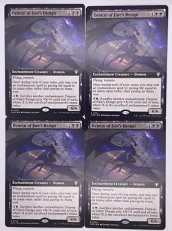Magic The Gathering - Demon of Fate's Design (Extended Art) Commander Masters X4 - Image 1