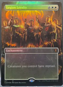 Legion Loyalty #371 Battle for Baldur's Gate Borderless Foil Mythic - Image 1