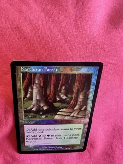 Magic The Gathering- Karplusan Forest- 7th Edition Foil Rare- MTG - Image 3