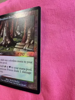 Magic The Gathering- Karplusan Forest- 7th Edition Foil Rare- MTG - Image 4