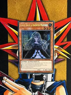 RA01-EN011 Ghost Belle & Haunted Mansion Secret Rare 1st Edition NM Yugioh - Image 1