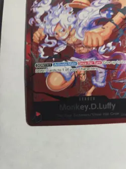 Monkey.D.Luffy ST21-001 ONE PIECE Tcg Card Game NM RED Leader - Image 5