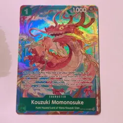 Kouzuki Momonosuke Best Selection Vol. 4 English Alt Art One Piece TCG OP10-028 - Image 1