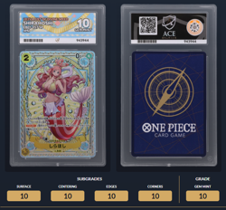 Shirahoshi EB01-057 SP Parallel ONE PIECE Japanese Alt Art 57 ACE 10 Perfect Sub - Image 1