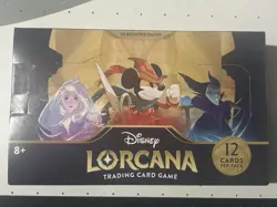 Disney Lorcana The First Chapter English Booster Box 24 Packs Sealed - Image 1