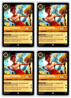 #9 Dolores Madrigal - Hears Everything Playset x4 2026 Lorcana Wilds Unknown 4x - Image 1