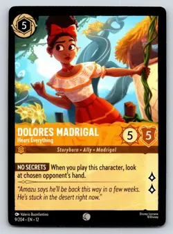 #9 Dolores Madrigal - Hears Everything Playset x4 2026 Lorcana Wilds Unknown 4x - Image 2
