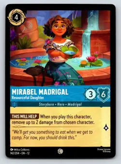 #142 Mirabel Madrigal - Resourceful Daughter Playset x4 Lorcana Wilds Unknown 4x - Image 2