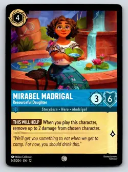 #142 Mirabel Madrigal - Resourceful Daughter Playset x4 Lorcana Wilds Unknown 4x - Image 4