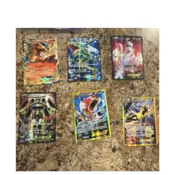 Nintendo Pokemon TCG XY 6-Card EX Holo Lot Mewtwo Kyogre Groudon Rayquaza - Image 1