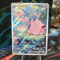 ✨STUNNING✨ Clefairy 094/088 Illustration Rare Holo Pokemon Card NM Full Art - Image 1