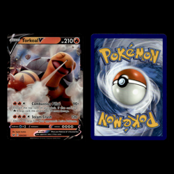Torkoal V Torkoal 24.0 Sword Shield Pokemon Cards Collection Set TCG - Image 3