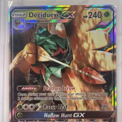 Decidueye GX 12/149 Ultra Rare Sun & Moon Lightly Played Card Condition - Image 3