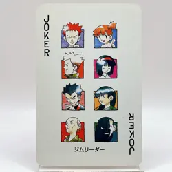 Gym Leader Joker Pokemon Red Charizard Playing Cards Nintendo Japanese Anime - Image 1