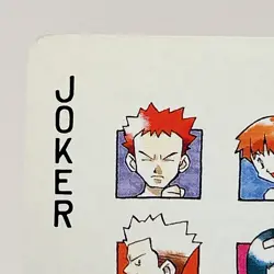 Gym Leader Joker Pokemon Red Charizard Playing Cards Nintendo Japanese Anime - Image 2
