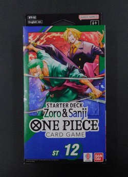 One Piece Card Game Zoro and Sanji Starter Deck ST-12 Sealed - Image 1