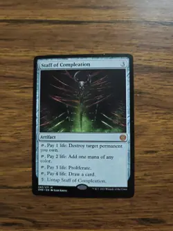 Staff of Compleation Phyrexia: All Will Be One Regular - Image 1