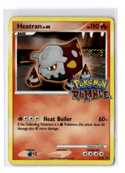 Heatran - 4/16 Rumble Promo - Stamped "Pokemon Rumble" Heatran LV. 60 - MP - Image 1