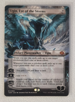 UGIN, EYE OF THE STORMS - Borderless - Tarkir: Dragonstorm - MTG Mythic #382 - Image 2