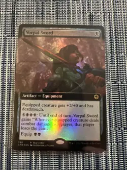 Vorpal Sword - FOIL - Promo Pack: Adventures in the Forgotten Realms - NM - MTG - Image 1
