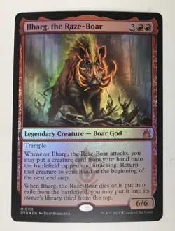 Ilharg, the Raze-Boar Ravnica Remastered Foil - Image 1