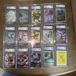 Pokemon Graded CGC 15 Card Lot - Image 1