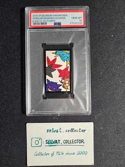 Pokemon Card Hanafuda Dodrio Seadra Gengar PSA 10 GEM MINT - Image 3