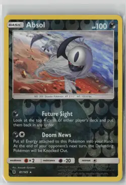 Absol 81/145 Holo Holo Rare Guardians Rising Pokemon Reverse Holo NM - Image 1
