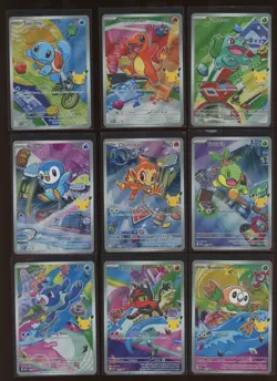 Pokemon 2026 First Partner Illustration Collection 9 card Promo Set #4 Kanto + - Image 1
