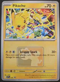 Pikachu “Winner” Promo 2025 World Championships SVP EN 225 Pokemon Worlds NEW - Image 1