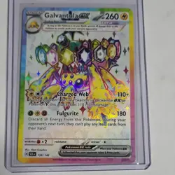 Pokemon Galvantula ex 159/142 Sv07 Stellar Crown Ultra Rare Full Art Holo 2024 - Image 1