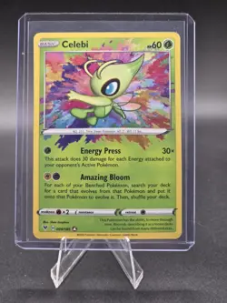 2020 Pokemon SWORD&SHIELD CELEBI AMAZING RARE HOLO 009/185 🔥🔥 - Image 1