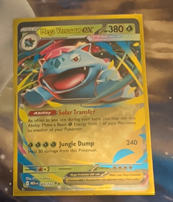 Pokemon TCG Mega Venusaur EX 003/132 MEGA Full Art Holo Stage 2 380 HP English - Image 1